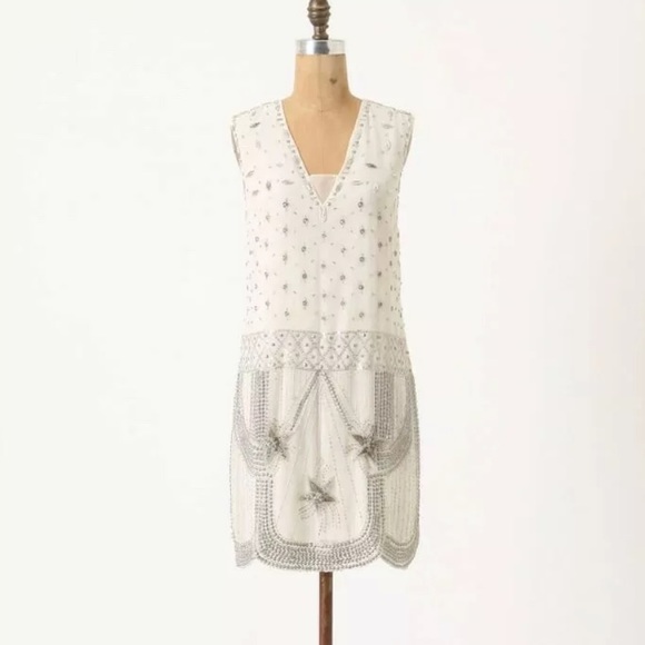 Anthropologie Dresses & Skirts - Anthropologie Spangled Moderne Dress-  Lily Rose 4